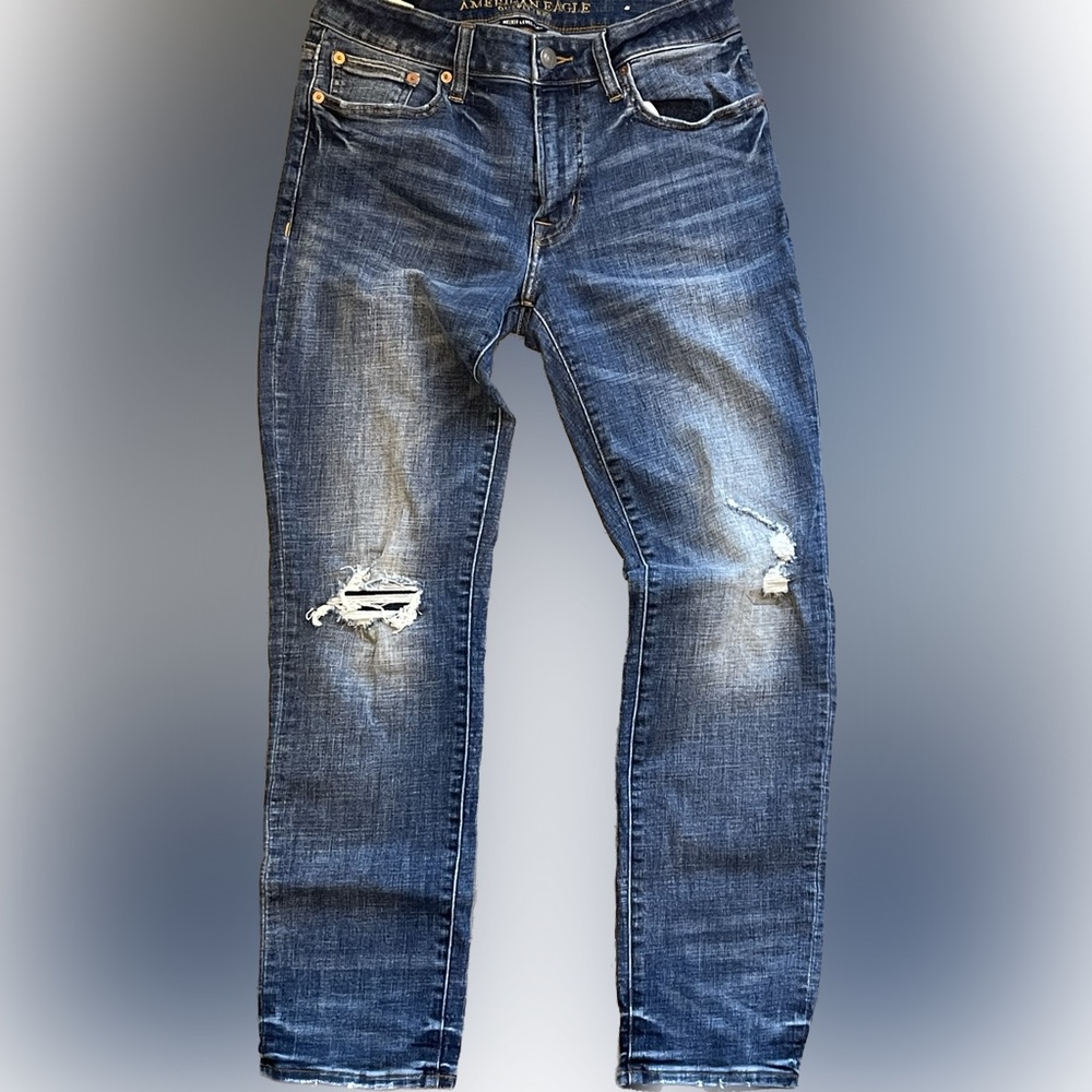 Men’s American Eagle Distressed Jeans, size 30x30 - Picture 2 of 4